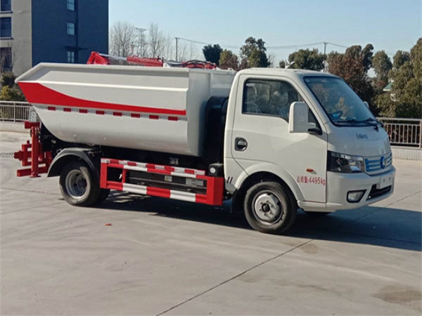 東風(fēng)華神純電動(dòng)自裝卸式垃圾車(chē)