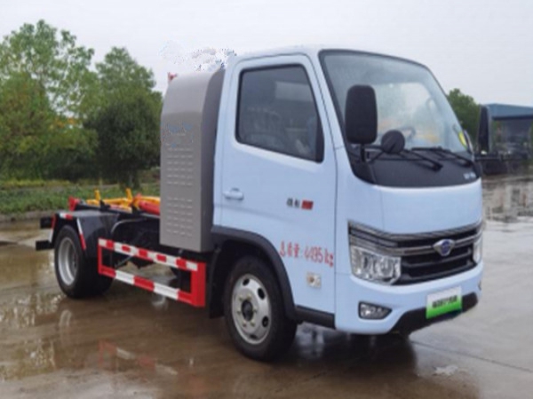 福田純電動(dòng)車(chē)廂可卸式垃圾車(chē)
